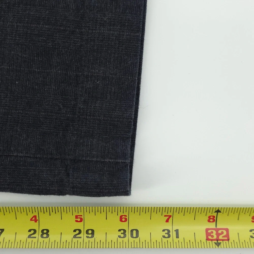 Banana Republic Mens Chinos‎ Aiden Fit 32x32 Checkered Textured Trousers